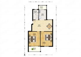 新城新苑 2室1厅1卫 85m&sup2;