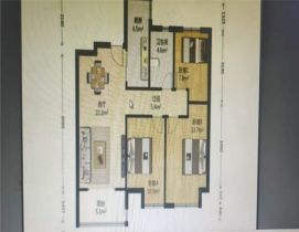 新城香溢紫郡 3室2厅2卫 118m&sup2;