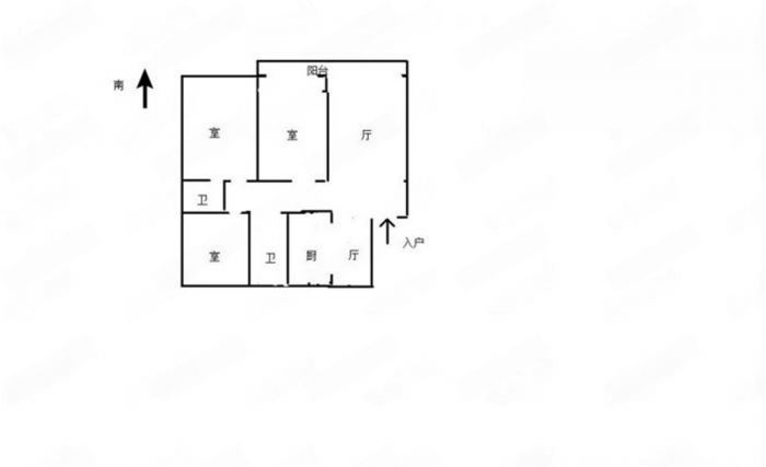 崇川星光域 3室2厅2卫 133m&sup2;