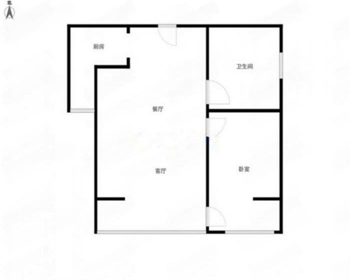 中南世纪城南区 2室2厅1卫 85m&sup2;