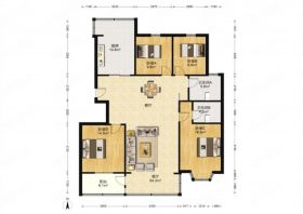 城南二村 4室2厅2卫 143m&sup2;