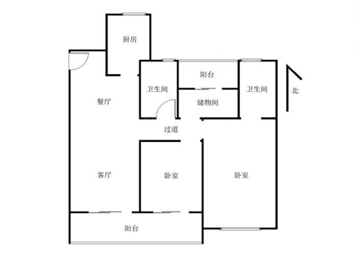华润悦锦湾 3室2厅1卫 120.19m&sup2;