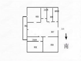 绿城沁园 3室2厅2卫 115m&sup2;