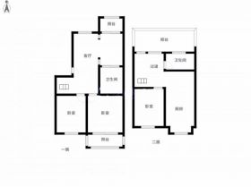 天都花苑 4室2厅1卫 144m&sup2;
