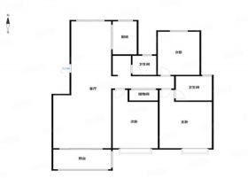 优山美地花园 3室2厅2卫 141m&sup2;