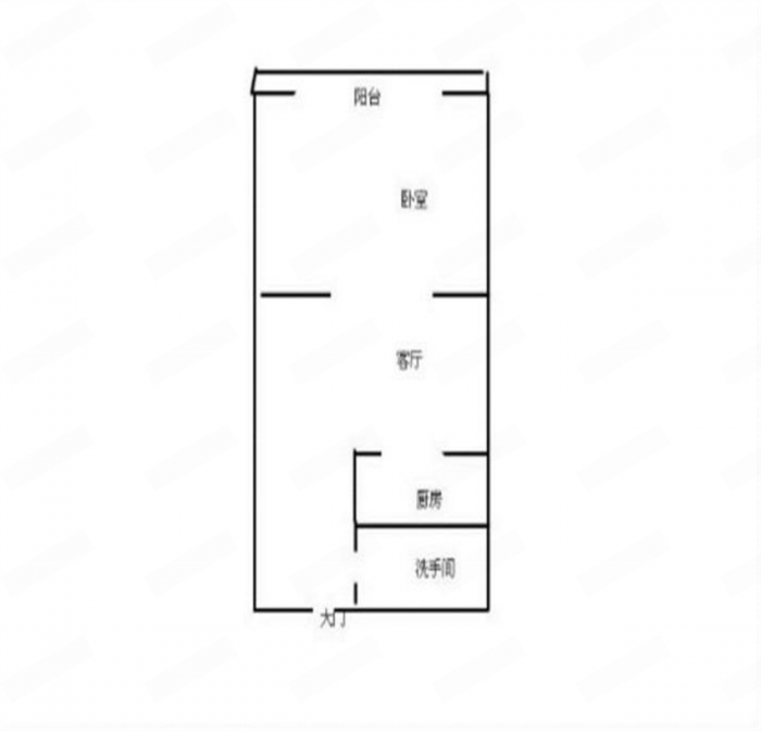 碧桂园云峯中心 1室1厅1卫 55m&sup2;
