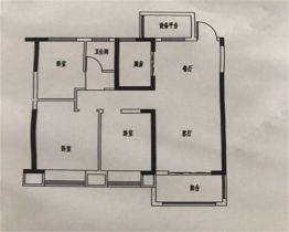 南通雅居乐花园 3室2厅1卫 99m&sup2;
