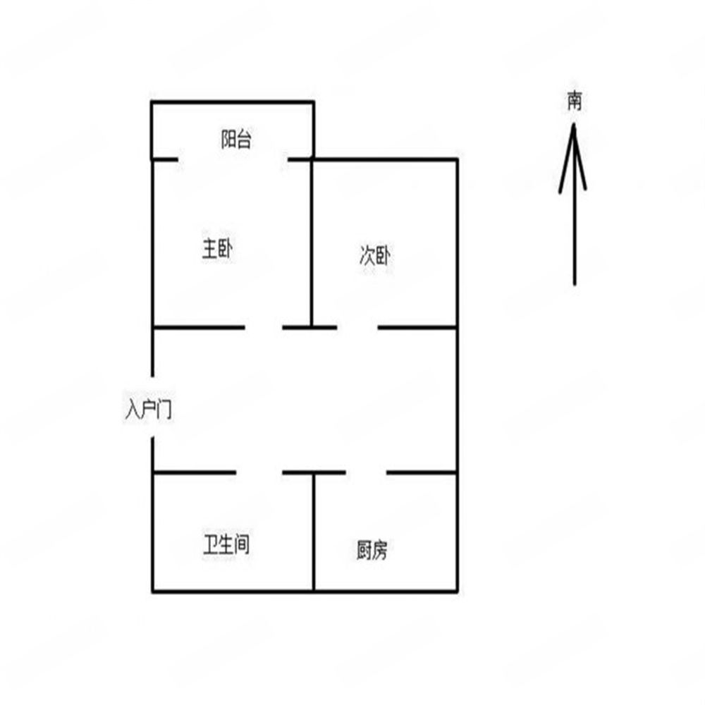 世纪东城 2室1厅1卫 83m&sup2;