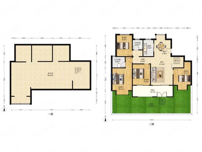 佳期漫 4室2厅2卫 233m&sup2;