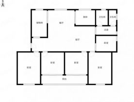 湾子头新寓 4室2厅2卫 191m&sup2;