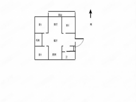五山新苑 4室1厅1卫 134.00m&sup2;