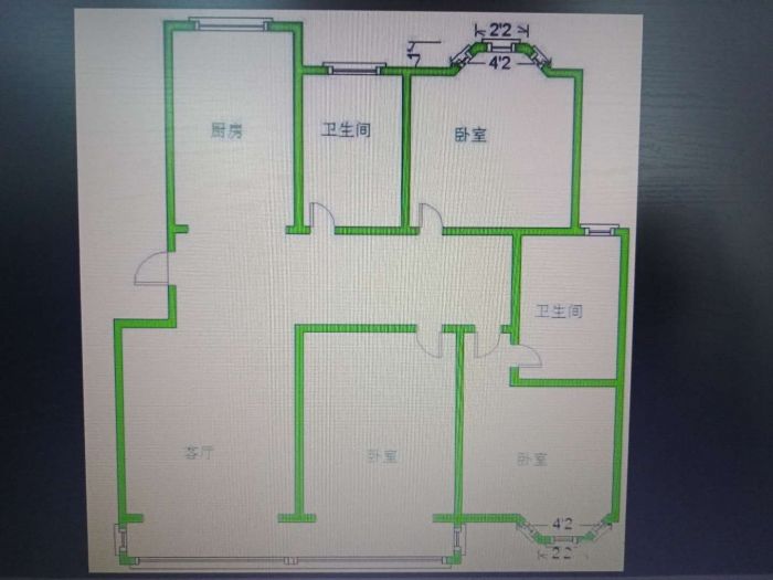 苏建名都城 3室2厅2卫 151m&sup2;