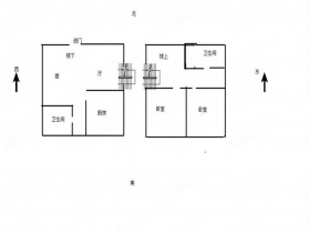 五洲国际广场 2室1厅1卫 80m&sup2;