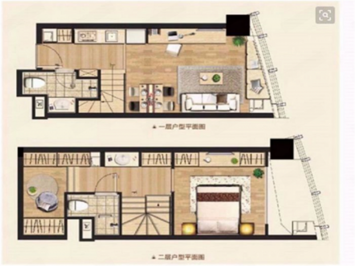 中南世纪城 2室1厅1卫 50m&sup2;