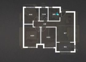 新城香溢紫郡 2室1厅1卫 89m&sup2;