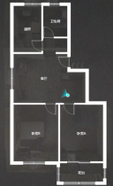 锦安花园 2室2厅1卫 80m&sup2;