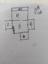 华威园 2室1厅1卫 65m&sup2;