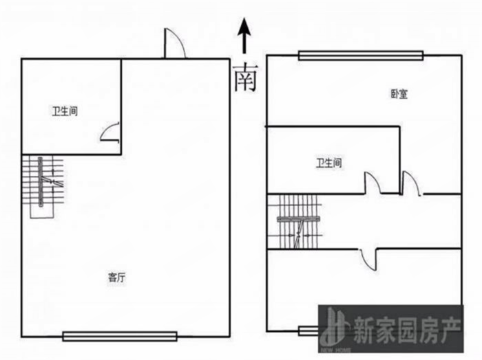 南山国际社区 1室1厅1卫 38m&sup2;