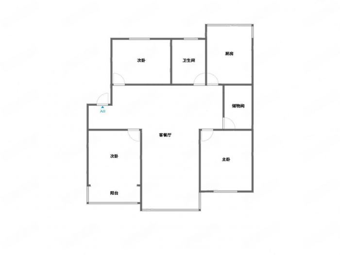 五一新村西区 4室1厅1卫 134.74m&sup2;