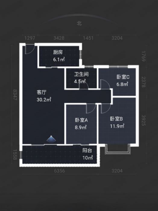 恒大悦珑湾 3室2厅2卫 125m&sup2;