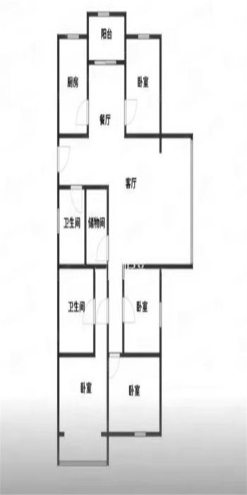 中港翡翠城 4室2厅2卫 142.00m&sup2;