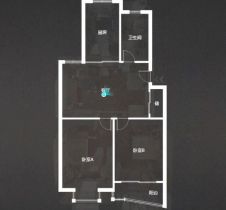 友谊家园 2室1厅1卫 96.44m&sup2;