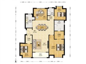中海碧林湾 4室2厅2卫 140m&sup2;