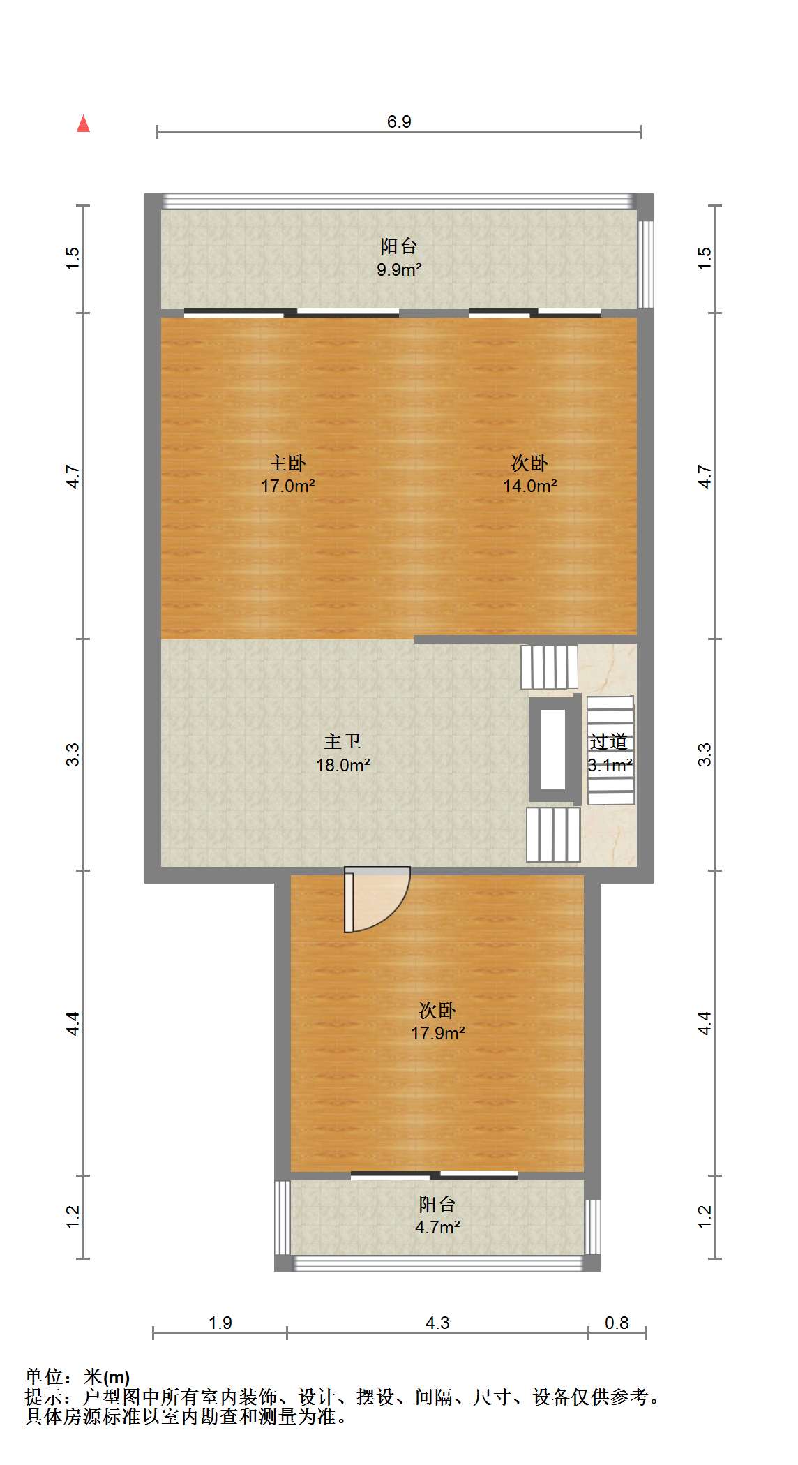 天安花园 5室2厅3卫 300.00m&sup2;