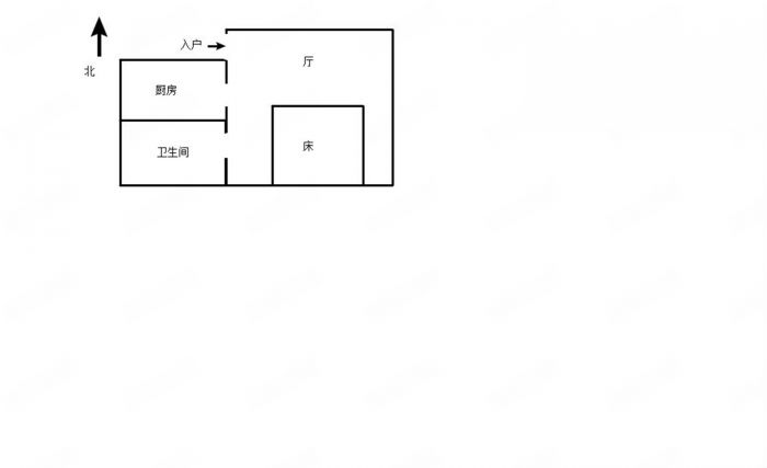 南山国际社区 1室1厅1卫 40m&sup2;