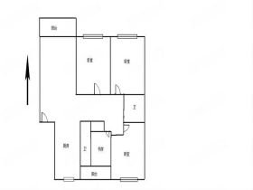 鑫乾花园 3室2厅2卫 138m&sup2;