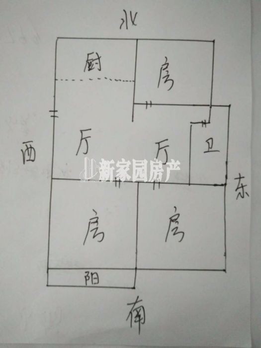 友谊家园 3室1厅1卫 113.00m&sup2;