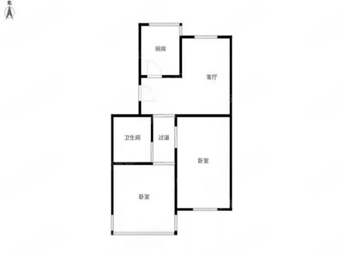 濠西园 3室1厅1卫 86m&sup2;