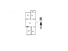 城南新村(崇川区) 2室1厅1卫 59.80m&sup2;