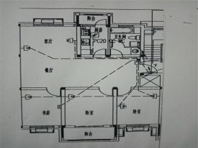 星宇花园 3室2厅1卫 111.28m&sup2;