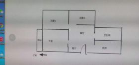 龙湖佳苑 3室1厅1卫 97m&sup2;