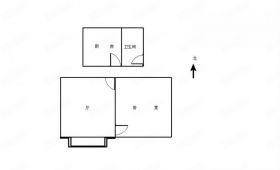 青年路新村 2室1厅1卫 49.5m&sup2;