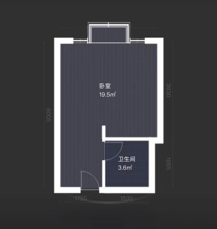 中港金座 1室1厅1卫 42.00m&sup2;