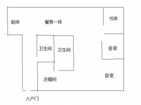 凤凰文化广场 3室2厅1卫 146.00m&sup2;