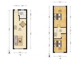 奥特莱斯 2室2厅1卫 106m&sup2;