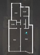 鸿运城市花苑 3室2厅2卫 215.83m&sup2;