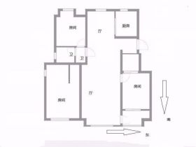 新城香溢紫郡 3室2厅1卫 113m&sup2;