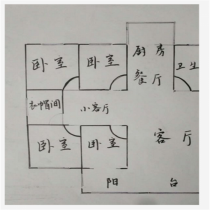 世纪新城 4室2厅2卫 180m&sup2;