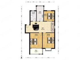 东昇花园 3室1厅1卫 95m&sup2;
