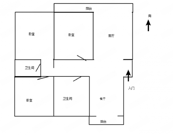 东昇花园 3室2厅2卫 159m&sup2;
