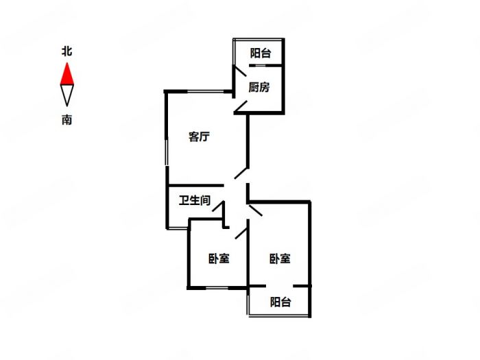 临江家园 2室2厅卫 101m&sup2;