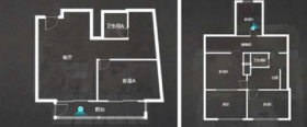 金海岸国际广场 3室1厅1卫 110m&sup2;