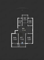 新胜花苑 3室2厅1卫 125m&sup2;