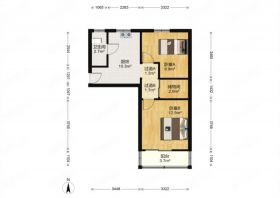 新胜新村 2室1厅1卫 56m&sup2;