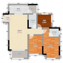 春晖花园 3室2厅2卫 120m&sup2;