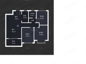 林肯公园 3室1厅1卫 93m&sup2;